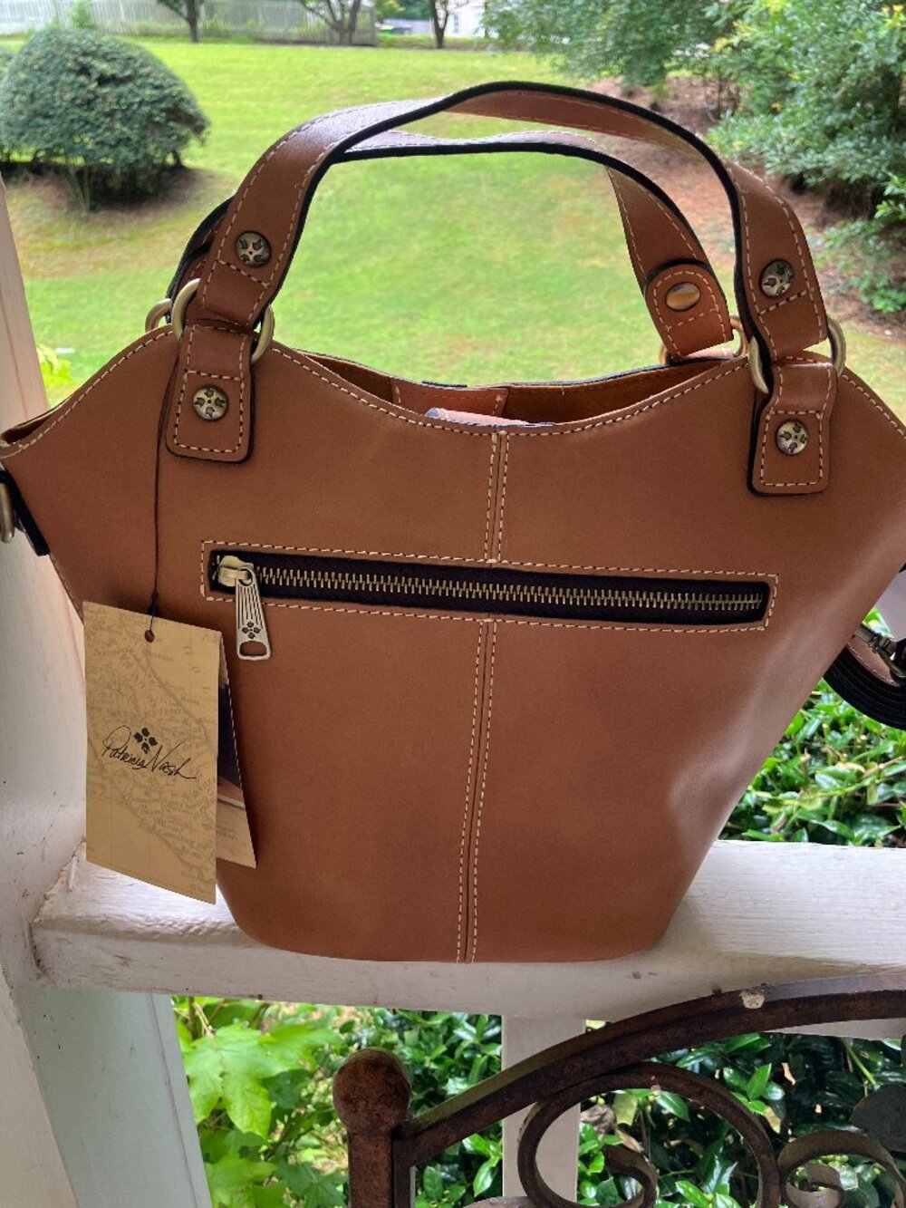Patricia Nash Hazelnut Vegetable Tanned Leather